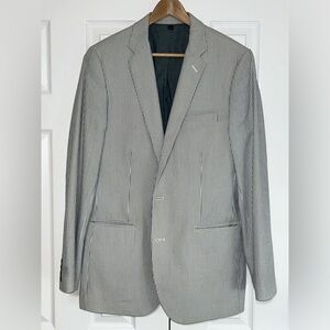 Men’s 40L J Crew Seersucker suit